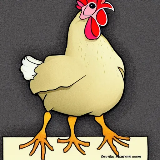 Prompt: Medical diagram of a chicken, detailed
