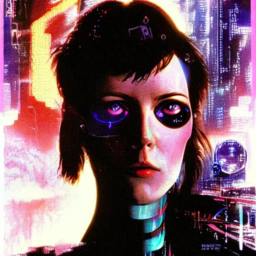 Molly from the novel Neuromancer, mirrored eye | Stable Diffusion | OpenArt