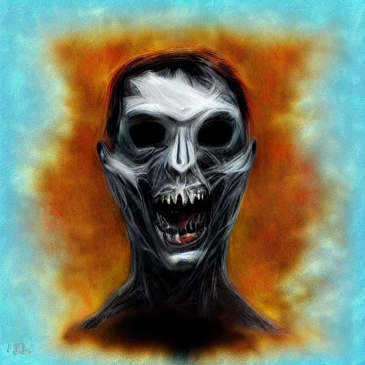 Prompt: malevolent painting digital art