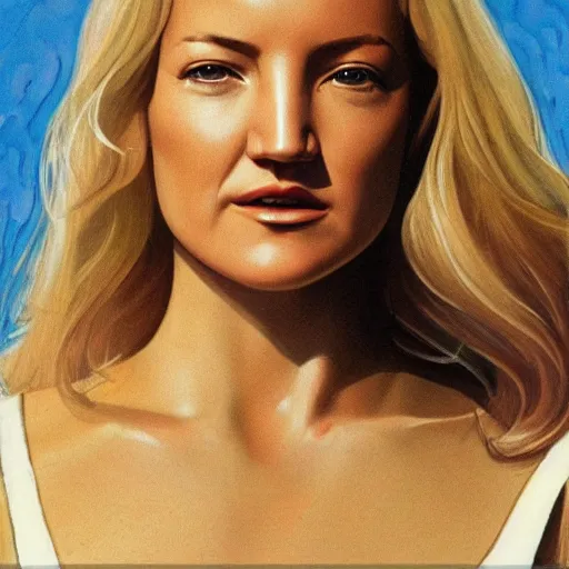 Image similar to kate hudson retro minimalist portrait by jean giraud, moebius starwatcher comic, 8 k