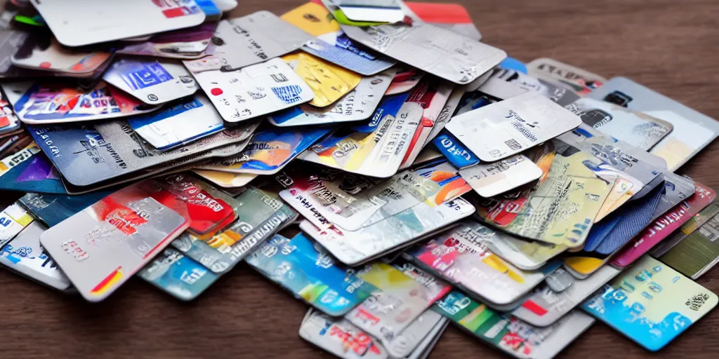 Image similar to an overwhelming pile of credit cards