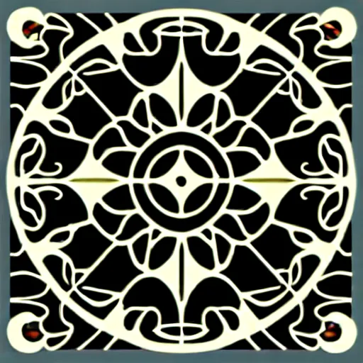 Image similar to vector art panel for cnc plasma, laser, modern design pattern