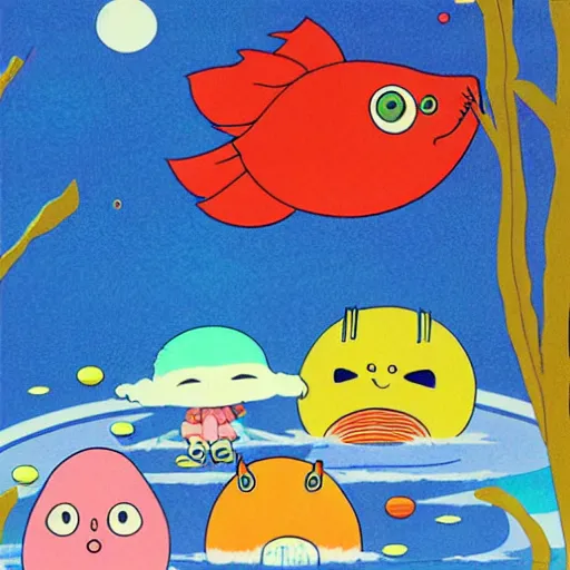 Image similar to Ponyo by Chiho Aoshima