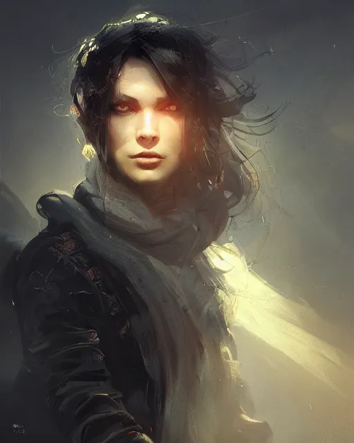 Image similar to Rogue, handsome, portrait, intricate, elegant, volumetric lighting, scenery, digital painting, highly detailed, artstation, sharp focus, illustration, concept art, ruan jia, steve mccurry