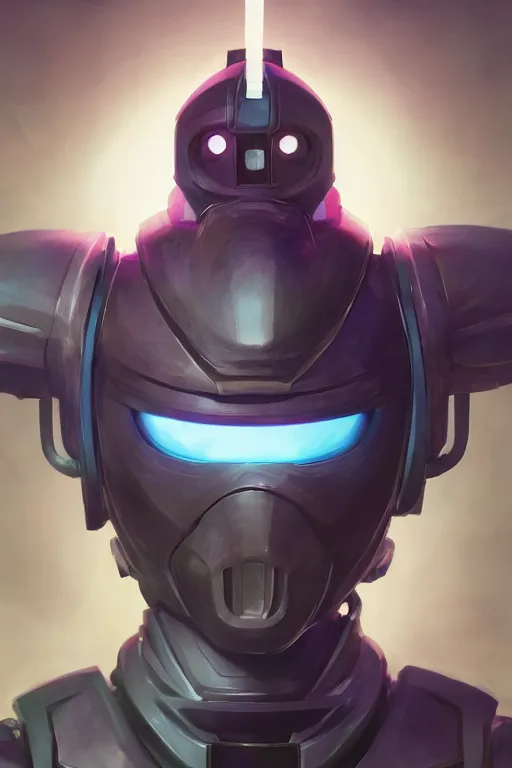 Image similar to epic mask helmet robot ninja portrait stylized as fornite style game design fanart by concept artist gervasio canda, behance hd by jesper ejsing, by rhads, makoto shinkai and lois van baarle, ilya kuvshinov, rossdraws global illumination radiating a glowing aura global illumination ray tracing hdr render in unreal engine 5