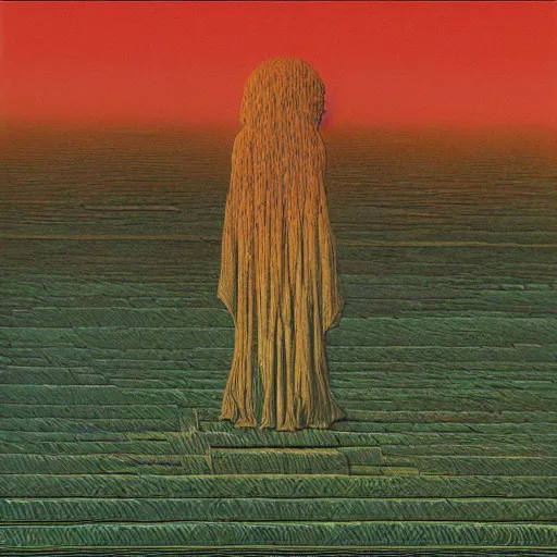 Image similar to textures silhouettes album cover designed by Jean Giraud, Moebius, Beksinski