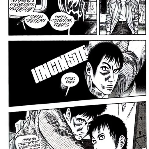 Image similar to the exterminator movie manga by junji ito