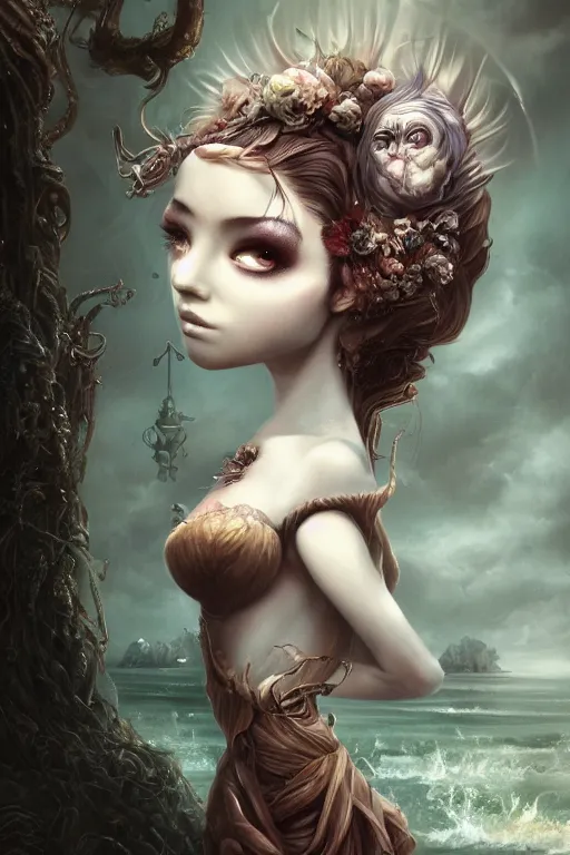 Image similar to a portrait of a character in a scenic environment by Natalie Shau, Naoto Hattori and Bastien Lecouffe Deharme, trending on artstation, artstationHD, artstationHQ, unreal engine, 4k, 8k