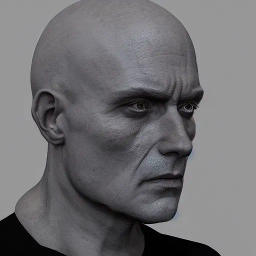 Image similar to a head split in the middle, CGSociety, realistic rendering,highly detailed, 8k, postprocessing
