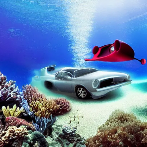 Image similar to underwater car