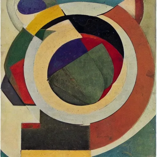 Image similar to an artwork by kurt schwitters, mix of geometric and organic shapes, both bright and earth colors
