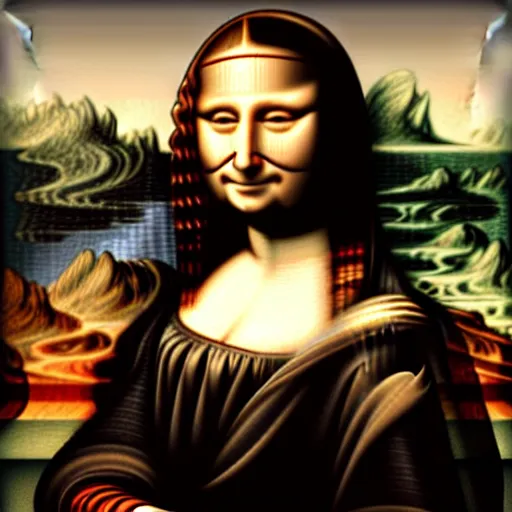 Image similar to john oliver as mona lisa