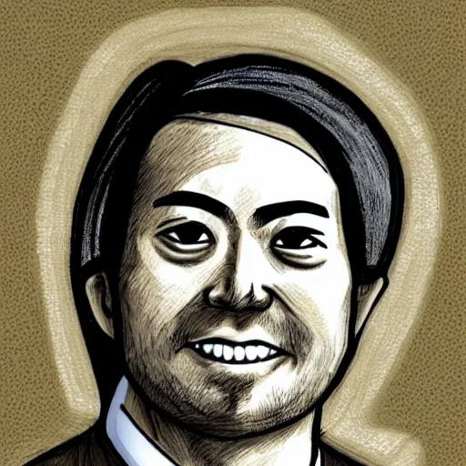 Prompt: Portrait of Satoshi Nakamoto