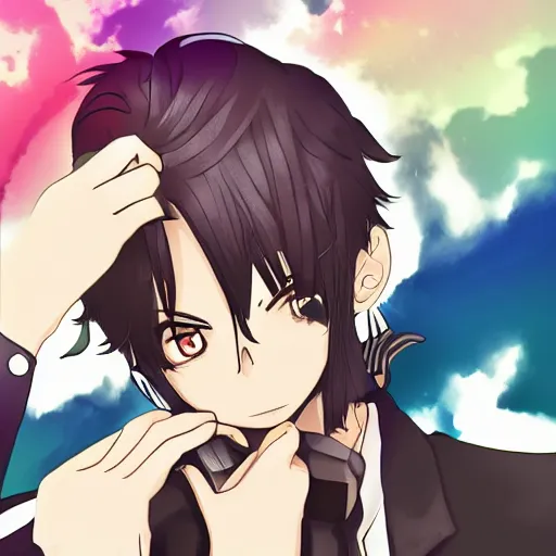 Prompt: alexelcapo spanish twitch streamer anime style