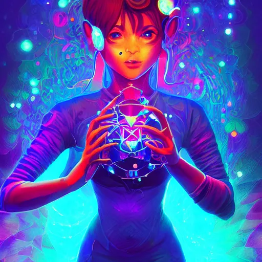 Image similar to skill magic deepdream radiating a glowing aura stuff loot legends stylized digital illustration video game icon artstation lois van baarle, ilya kuvshinov, rossdraws,