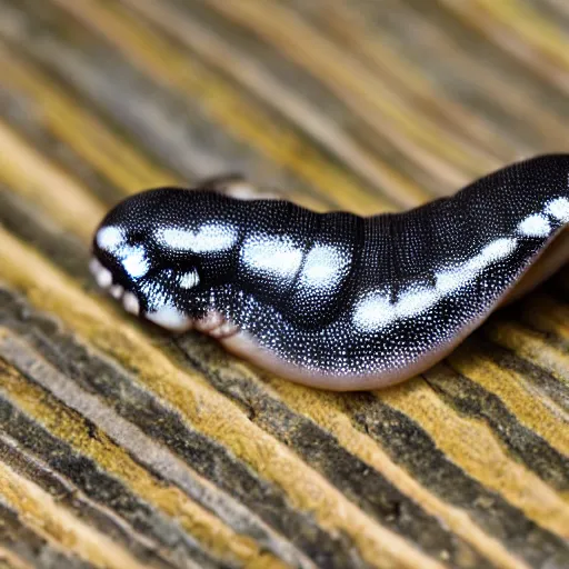 Prompt: Borneo ninja slug, product photo