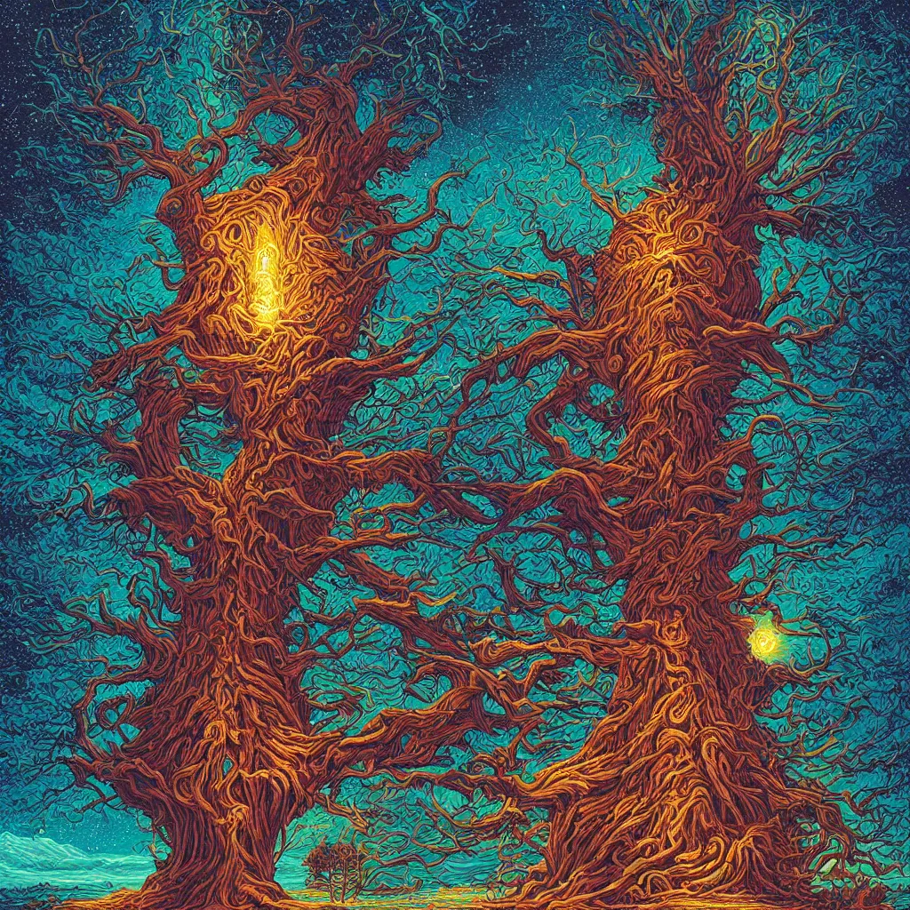 Image similar to tree by Dan Mumford and Paul lehr