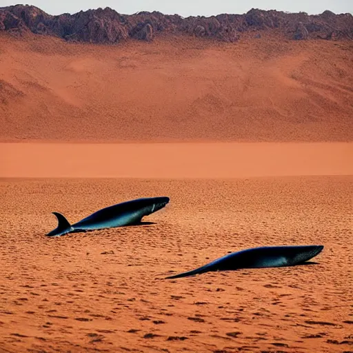 Image similar to 🐋🐳 in desert, photography by bussiere rutkowski andreas roch