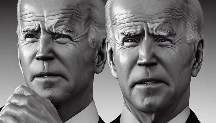 Image similar to Joe Biden is a hitman, hyperdetailed, artstation, cgsociety, 8k