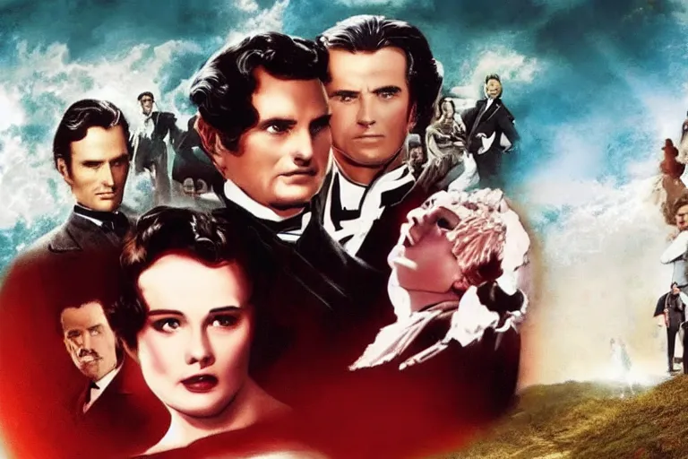 Prompt: “ a red letter media youtube thumbnail for a review of gone with the wind ”