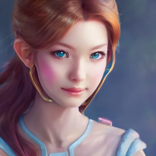 Image similar to a portrait of princess link, made by stanley artgerm lau, wlop, rossdraws, artstation, cgsociety, concept art, cgsociety, octane render, trending on artstation, artstationhd, artstationhq, unreal engine, 4 k, 8 k,