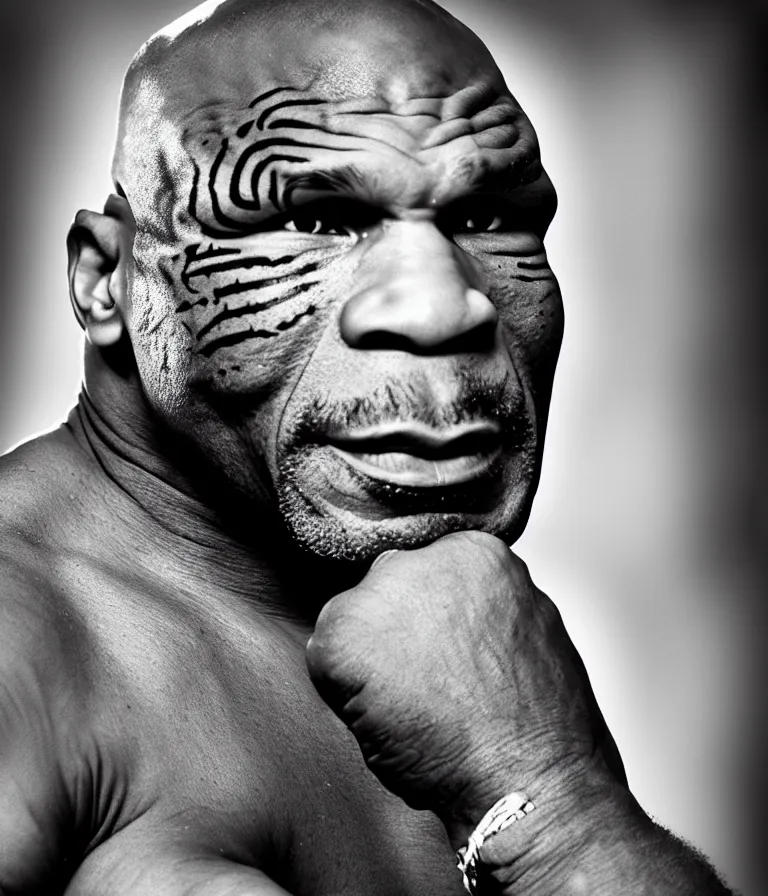 Image similar to photo portrait of Mike Tyson