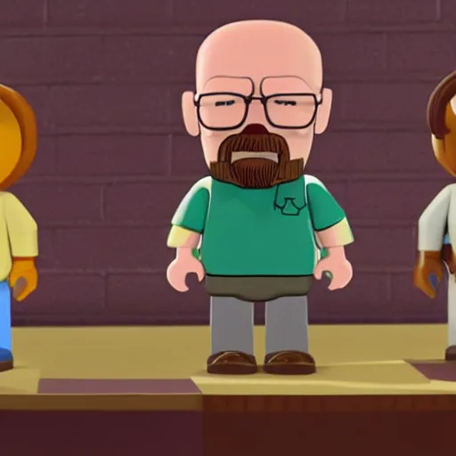 Image similar to Walter White as fall guys: ultimate knockout skin