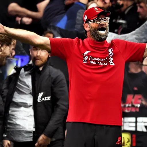 Image similar to jurgen klopp's ufc debut