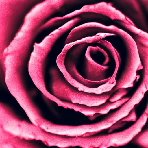 Image similar to award - winning macro of a beautiful black rose made of glowing molten magma