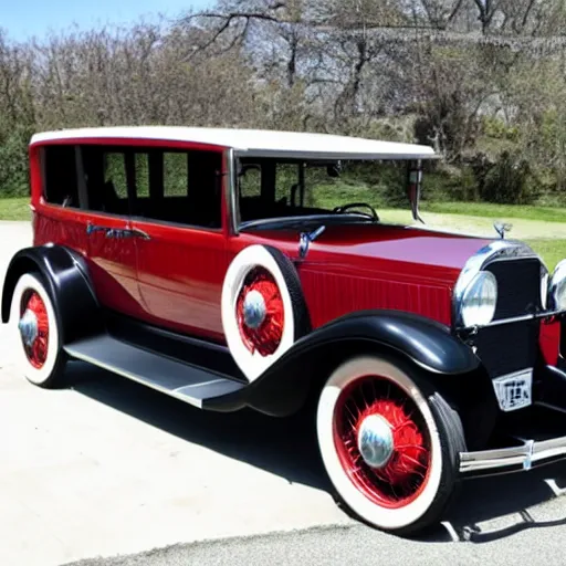 Image similar to 1930 Tesla Model X