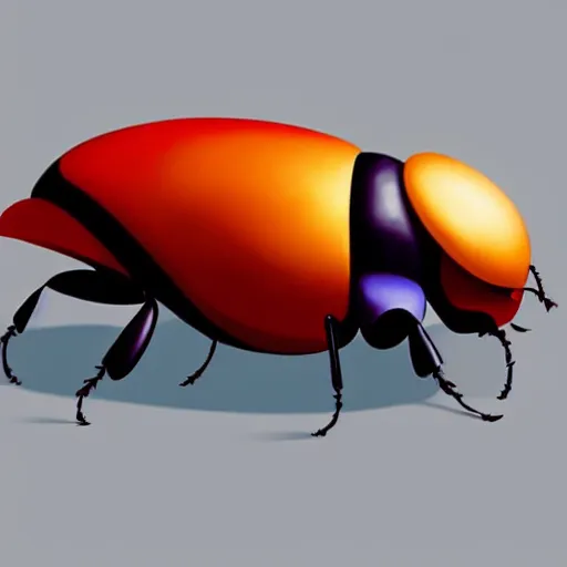 Image similar to goro fujita ilustration a beautiful shiny beetle by goro fujita, painting by goro fujita, sharp focus, highly detailed, artstation