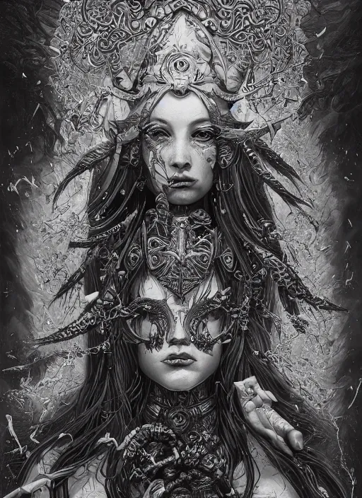 Image similar to Azeroth goddess painting by Dan Hillier, trending on artstation, artstationHD, artstationHQ, 4k, 8k