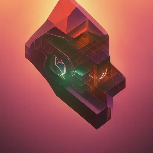 Image similar to isometric 3D of the ethereum symbol by artgerm and greg rutkowski, alphonse mucha, cgsociety and beeple highly detailed, sharp focus, cinematic lighting, illustration, art, octane render, Unreal Engine Lumen, very coherent. cinematic, hyper realism, high detail, octane render, 8k