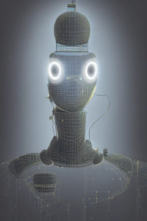 Image similar to robot duck concept portrait, visible screws and wires, 3 d metallic ceramic, detailed, sharp focus, pastel, intricate, realistic, smooth, volumetric lighting, digital painting, by miyazaki