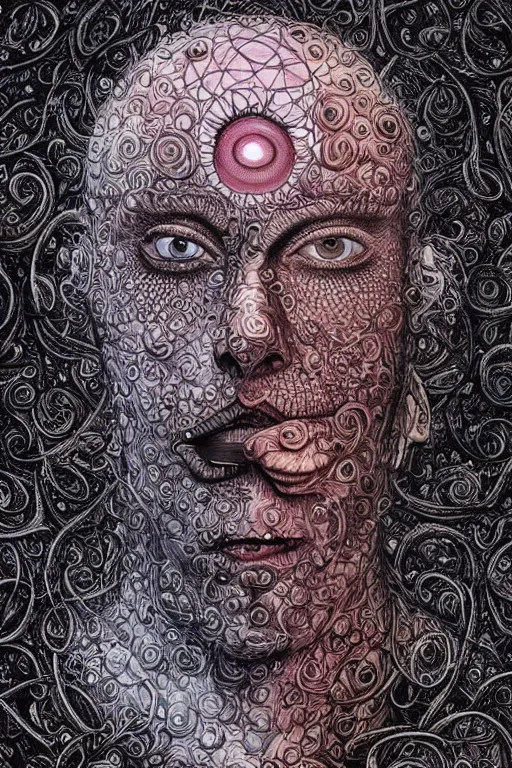 Image similar to cell shaded optical illusion by dan hillier color work by daniel merriam