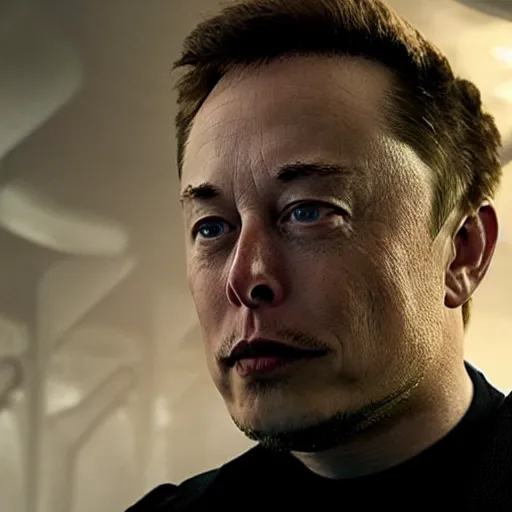 Image similar to Elon Musk as Emperor Shaddam IV, in Dune