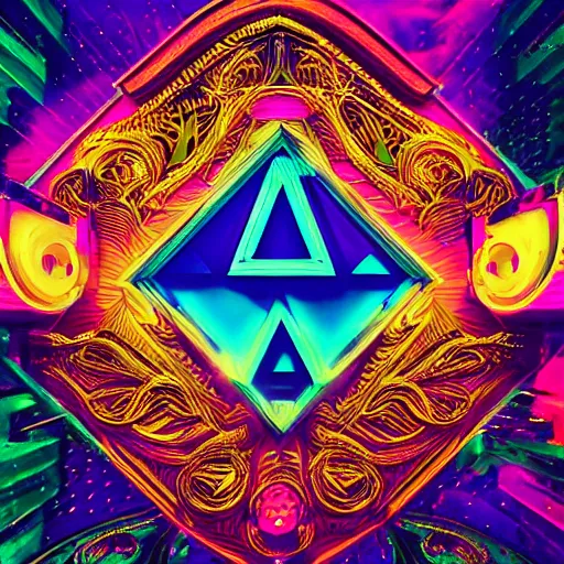 Image similar to a and w vaporwave logo, colorful, digital art, cosmic, 3 d high definition, trending on art station, photorealistic, high resolution, 8 k, octane, hyper detailed, insane details, intricate, elite, ornate, elegant trend, highly detailed and intricate, sharp focus, photography, unreal engine