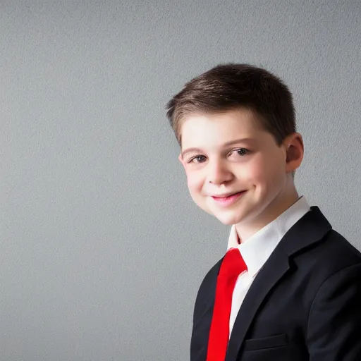 Prompt: corporate portrait, junior sales executive with baggy eyes and bright future, professional studio lighting