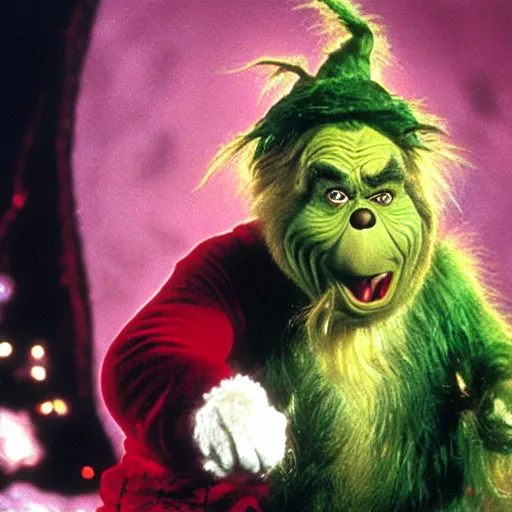 Image similar to A still of Danny Devito as the Grinch in How the Grinch Stole Christmas (2000)