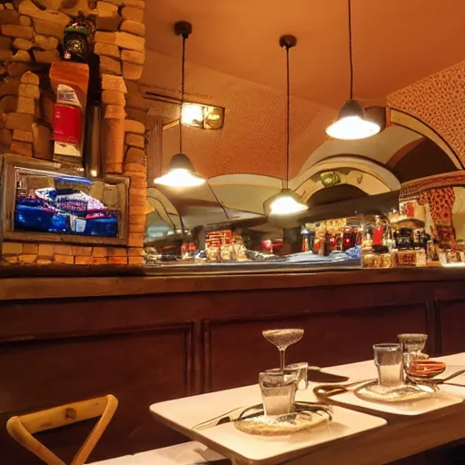 Image similar to Pizzeria Vesuvio interior,360