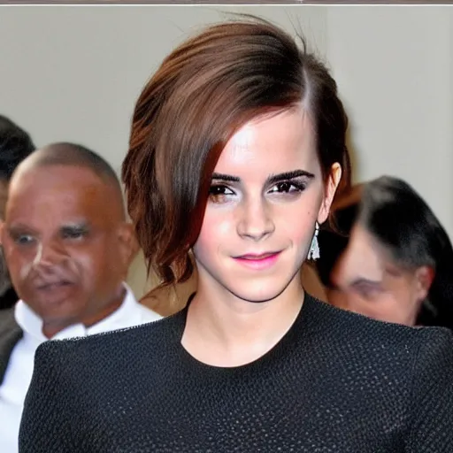 Image similar to emma watson mixed with kim kardashian