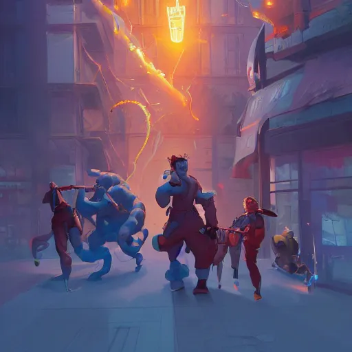 Image similar to hero world ghostbusters, behance hd by jesper ejsing, by rhads, makoto shinkai and lois van baarle, ilya kuvshinov, rossdraws global illumination