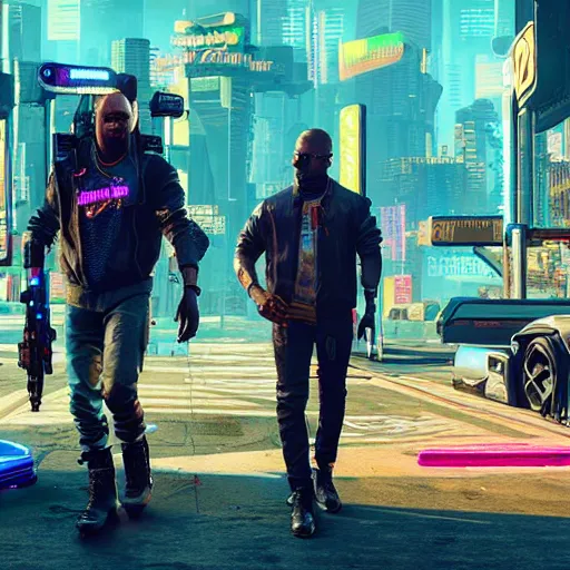 Image similar to 2 1 savage in cyberpunk 2 0 7 7, gameplay screenshot, detailed