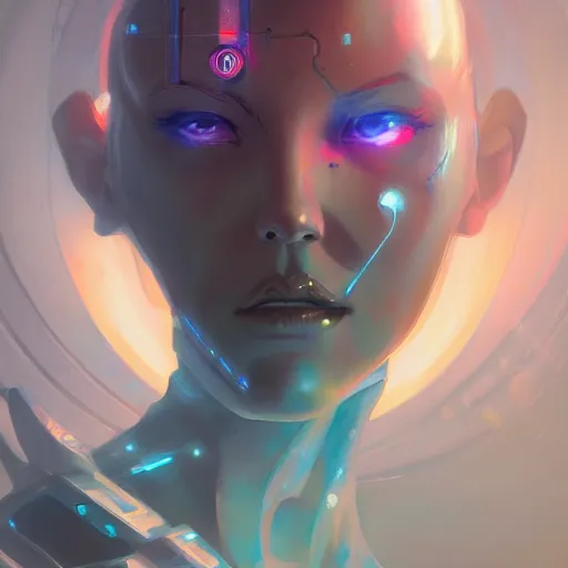 Prompt: comic book illustration, a portrait of a beautiful cybernetic woman, cyberpunk concept art by pete mohrbacher and artgerm and wlop and greg rutkowski and josan gonzales and syd mead, highly detailed, intricate, sci-fi, sharp focus, Trending on Artstation HQ, deviantart