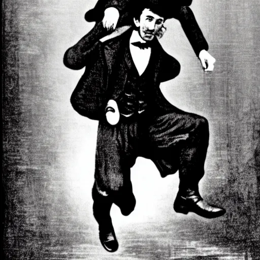 Image similar to Sherlock Holmes carrying Dr Watson on his back in the style of Sidney Paget