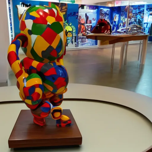 Image similar to sculpture toy on display