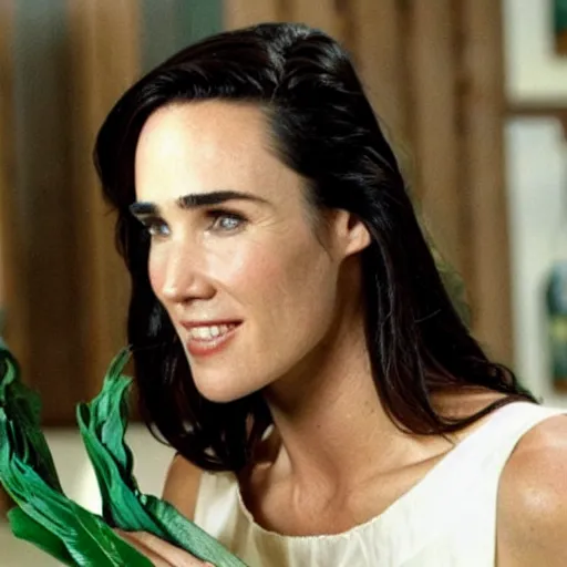 Image similar to jennifer connelly inside a piece of corn