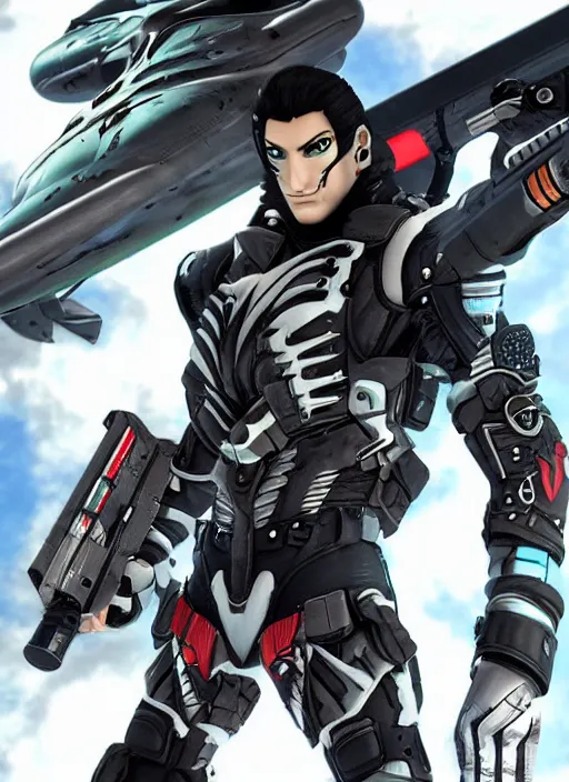 Jetstream Sam from Metal Gear Rising: Revengeance, Stable Diffusion