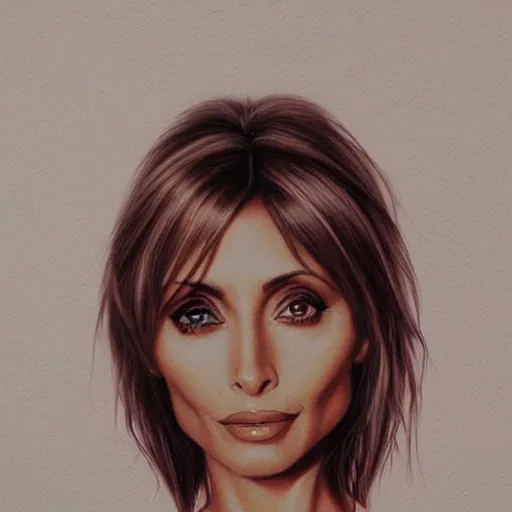 Prompt: a beautiful detailed portrait of natalie imbruglia age 2 3, by artgerm, high details