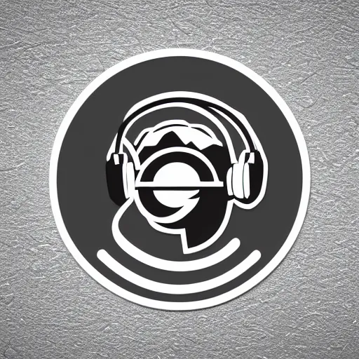 DJ headphone stickers and decal to personalize your listening space.